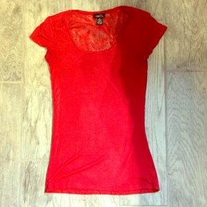 Red and Pink Lace Shirts